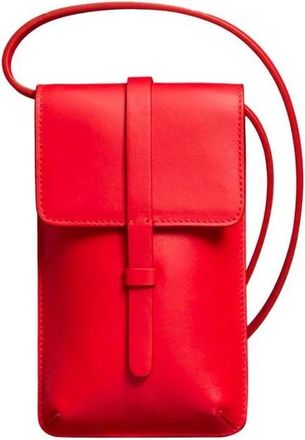 Ines De La Fressange L&eacute;onore Smartphone Bag - Dames - Telefoonaccessoires - Rood - ONE Size - Katoen - Accessoires