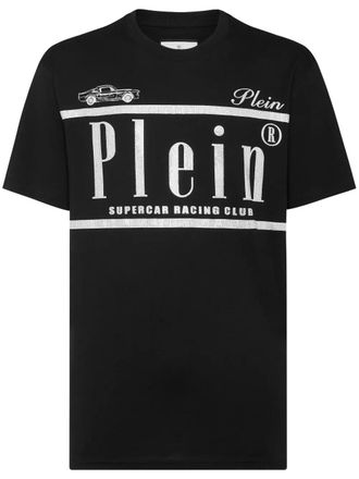 Tシャツ・カットソー PHILIPP PLEIN Men T Shirts MTK6447 BLACK Philipp Plein T-Shirts, male, Black, Size: M Black Cotton T