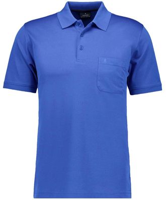 Ragman Mens Soft Knit Polo with Chest Pocket, Short Sleeve, Royal Blue-736, XL