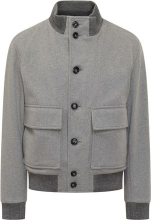 HUGO BOSS Grey Solid Jacket