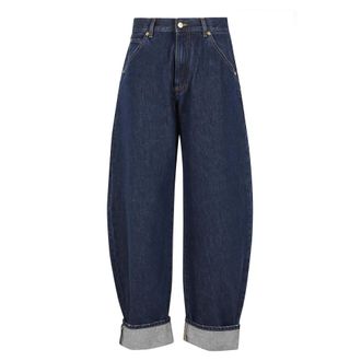 Darkpark Loose-fit Jeans, female, Blue, Size: W24 Khris Barrel Leg Denim