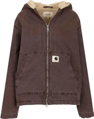 Carhartt Work in Progress Donna, Felpe, Marrone, S, new