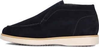 Giorgio Giorgio, Schoenen, Heren, Blauw, 44 EU, Su&egrave;de, Elegante Blauwe Su&egrave;de Veterschoenen