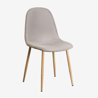 Sklum Sklum - Pack De 4 Sillas De Comedor Glamm Madera Natural