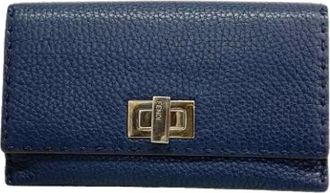 Fendi Pre-owned Portafoglio lungo (bi-fold) - - Pre-owned - Donna - Blu - ONE SIZE