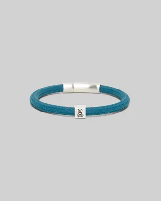 Psycho Bunny Mens Silicone Bracelet 406 MALLARD BLUE / O/S
