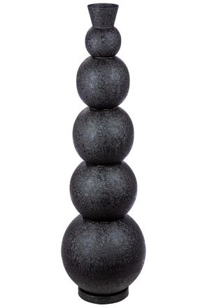 Schubiger M&ouml;bel Vase Rotonda, Schwarz H: 112 cm
