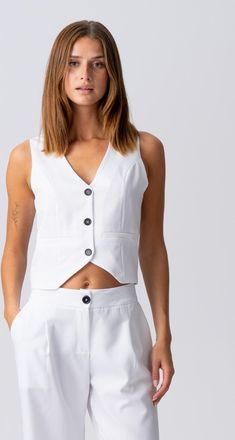 Perform Collection Natalie Vest - Wit