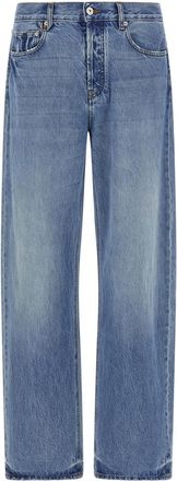 Jacquemus Blue Denim Straight Fit Jeans