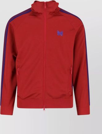 Needles striped sleeve sweatshirt and side pockets