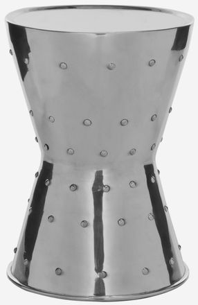 Safavieh Taburete de aluminio plata