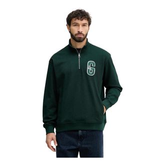 Guess Heren, Sweatshirts & Hoodies, Groen, Maat: 2XL Poliester