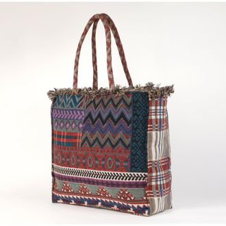 Vismaya Eminent Jacquard Bag in Purple at Nordstrom