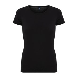 Polo Ralph Lauren T-Shirts, female, Black, Size: L T-shirt with embroidered logo