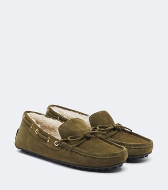 Tod's N&aacute;uticos Gommino de ante con borrego