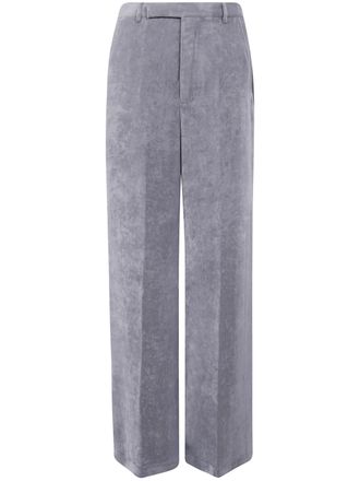 Rick Owens Pants Wide Tailored Rp02f5356.V 28 Steel