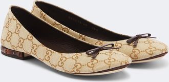 Gucci GG canvas ballet flats