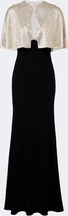 Roland Mouret Caped embellished gown