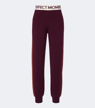 Perfect Moment LA Tour knitted wool-blend sweatpants