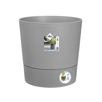 ELHO Pot Greensense Aqua Care Redondo 43cm Cemento Claro - Elho