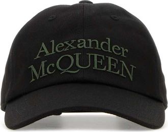 Alexander McQueen Alexander Mcqueen Black Cotton Baseball Cap