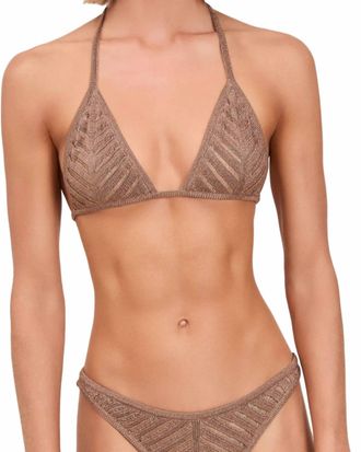 Devon Windsor Lucinda Triangle Top In Truffle