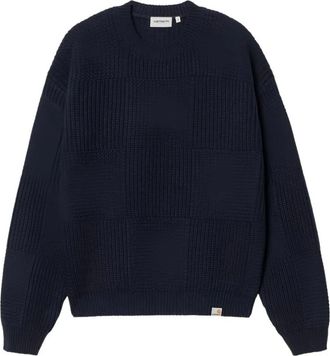 Carhartt Work in Progress Bishop Sweater - Heren - Ronde hals truien - Zwart - L - Wol - Truien & Vesten