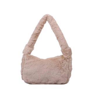 Generic Shoulder Underarm Bag Solid Color Purse Autumn Winter Handbag Women Lady Fashion Storage Pouch(KHAKI)