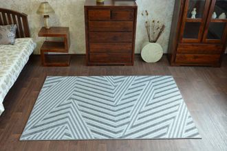 RugsX Rugsx - Alfombra De Cuerda Sisal Floorlux 20504 Hojas Selva Color Champagne/gris Oscuro Beige 160x230 Cm