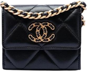 Chanel Pre-owned Quilted Crossbody Bag - Dames - Vintage Accessoires - Zwart - ONE Size - Leer - Vintage