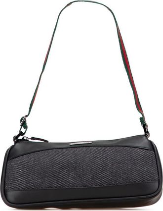Gucci Pre-owned Gucci Denim Web Shoulder Bag Ladies 92820 002404