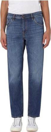 Pantaloni Torino Heren, Jeans, Blauw, Maat: W34 Katoen
