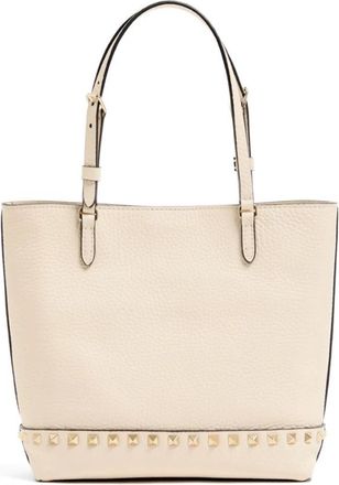 Valentino Garavani Rockstud Small Shopping Bag - Dames - Shoppers - Wit - ONE Size - Tassen