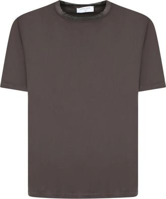 Daniele Fiesoli Cupro T-shirt - Heren - T-shirts - Bruin - XL - Tops