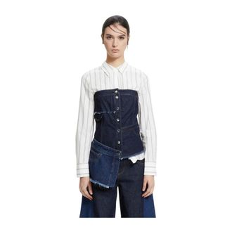 Malloni Corsetto Decostruito - Tops - Mujer - Azul - M
