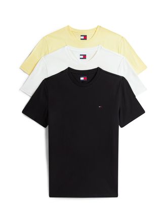 Tommy Jeans TJM XSLIM 3 PACK TEE Mit Rundhalsausschnitt