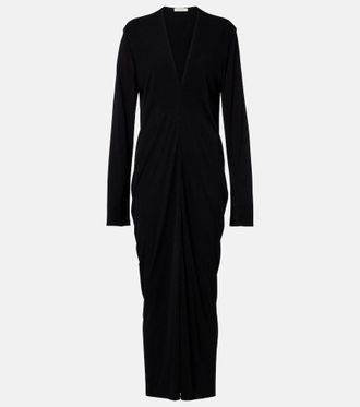 The Row Cassin draped maxi dress