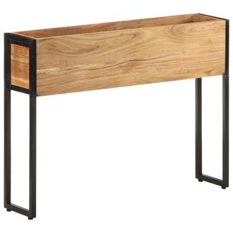 vidaXL Jardinera De Madera Maciza De Acacia 90x20x68 Cm Vidaxl