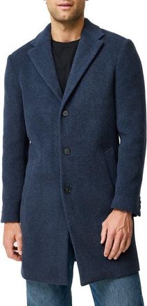 Rodd & Gunn Colwood Wool Blend Twill Coat in Navy Marle at Nordstrom, Size Xx-Large