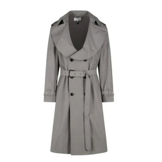 Maison Margiela Dames, Mantels, Grijs, Maat: L