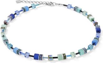 Coeur de Lion Geocube Necklace in Blue-Green at Nordstrom