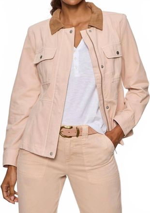 Sanctuary Haven Tailored Waist Jacket In Rose Tea