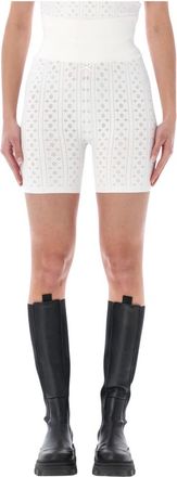 J.W.Anderson Dames, Korte broeken, Wit, Maat: M Viscose