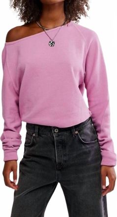Free People Jess One-Shoulder Top In Orchid Combo