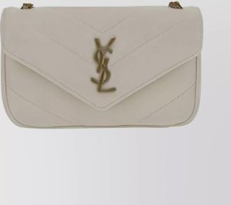 Saint Laurent loulou mini lamb leather shoulder bag