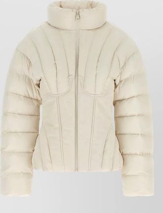 Elisabetta Franchi quilted down parka coat
