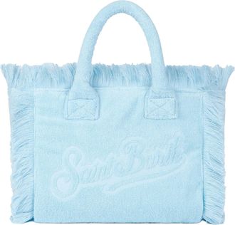 MC2 Saint Barth Unstructured Terry Cloth Bag with Embossed Logo