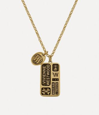 Vivienne Westwood Man. Lancelot Pendant Necklace Antique-gold Antique-gold Men