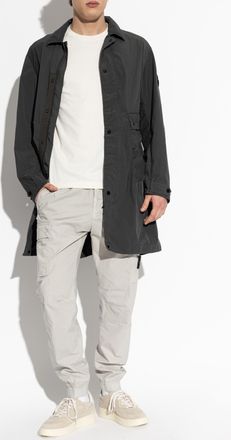 Stone Island Parka With Pockets, Mens, Green