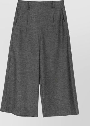 Emporio Armani wide-leg trousers with front pleats and pockets
